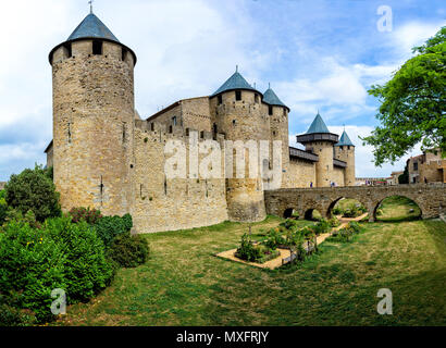 Carcassonne Carcassonne, Aude, Frankreich Am 11. Juni 2015 getroffen Stockfoto