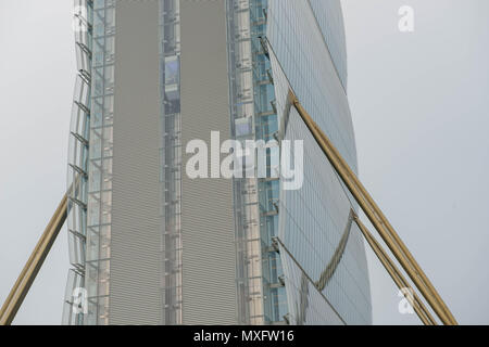 Milano Italia 30 Aprile 2018: neue wirtschaftliche Bezirk auf einen menschlichen Maßstab gebaut Stockfoto