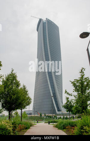 Milano Italia 30 Aprile 2018: neue wirtschaftliche Bezirk auf einen menschlichen Maßstab gebaut Stockfoto