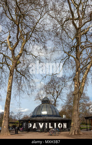 Pavilion Café, Victoria Park, Hackney, London, UK Stockfoto