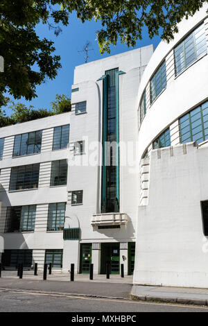 McCann Gebäude, Bloomsbury, London, UK Stockfoto