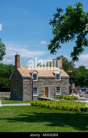 USA Washington DC lock keepers Haus auf der National Mall in der Verfassung Gärten Lockkeepers Haus restauriert Stockfoto