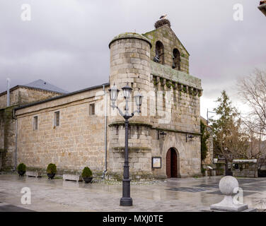 Iglesia De La Asunción de Nuestra Señora. Alpedrete. Sierra Norte. Cuenca del Guadarrama. Madrid. España Stockfoto