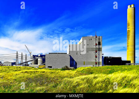 Lynemouth Kohlekraftwerk in der Nähe von Blyth Stockfoto