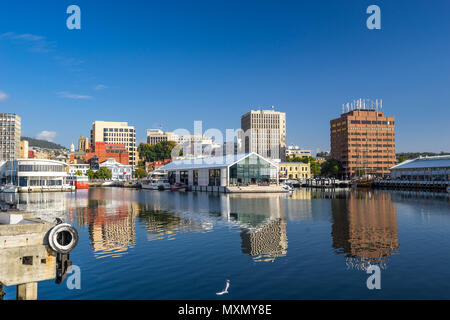 Hobart, Tasmanien, Australien - Stadt Hafen Stockfoto