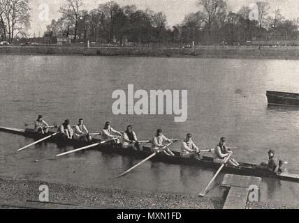 Die Oxford und Cambridge Boat Race. London 1893. Die Illustrated London News Stockfoto