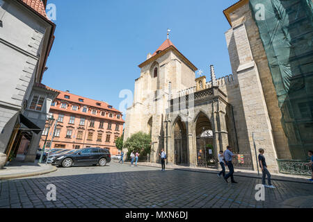 Die Kirche der Jungfrau Maria unter der Kette in Prag, Tschechische Republik Stockfoto