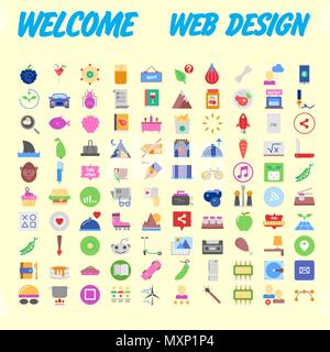 Cartoon bunte flauschige Kugeln Zeichen. Vektor furry Emoji eingestellt. Isolierte Symbole auf den Hintergrund. Vector Illustration Stock Vektor