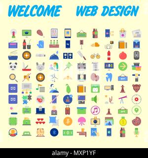 Cartoon bunte flauschige Kugeln Zeichen. Vektor furry Emoji eingestellt. Isolierte Symbole auf den Hintergrund. Vector Illustration Stock Vektor