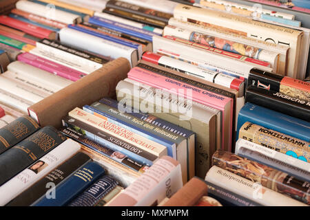 Second Hand Bücher, Berlin, Deutschland Stockfoto