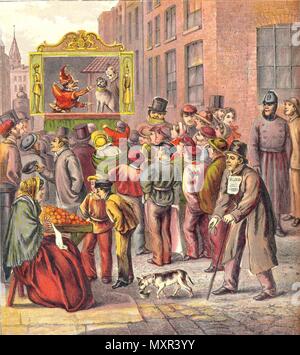 Abbildung von Warne's Picture Puzzle Spielzeug Buch 1874 Stockfoto