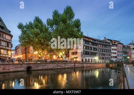 La Petite France, Strasbourg, Strassburg, Frankreich Stockfoto