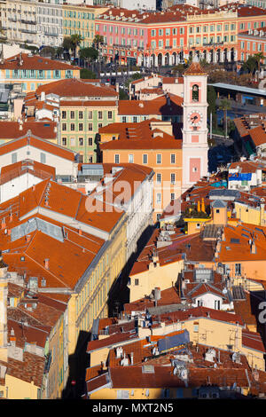 Frankreich, schöne Stadt, Blick über die Altstadt - Vieille Ville Stockfoto