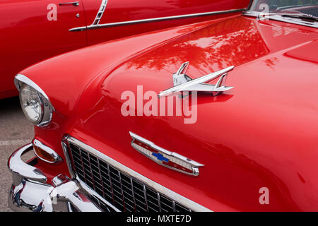 1955 Chevrolet Belair, Classic American Auto Stockfoto