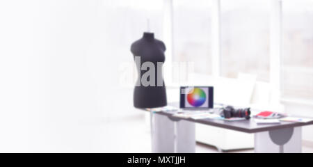 Creative Studio Designer. Foto mit Kopie Raum verwischen. Stockfoto