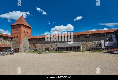 Burg in der Stadt Lida in Belarus Stockfoto