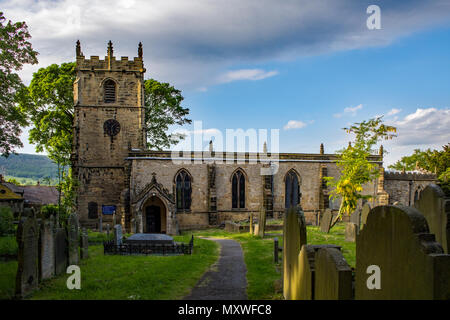 St. Edmund's Church, Castleton im Peak District Stockfoto