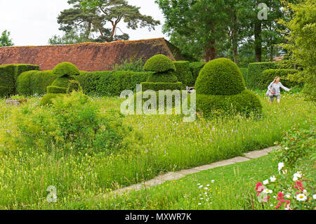 Die Gärten am Great Dixter, Ewhurst, East Sussex, England, Großbritannien Stockfoto