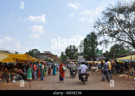 Indien, Orissa, Chhattisgar, Tägliches Leben Stockfoto