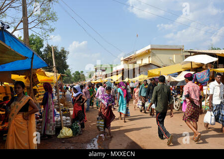 Indien, Orissa, Chhattisgar, Tägliches Leben Stockfoto