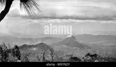 Blick nach Osten vom Echo Point, Lamington National Park. Stockfoto