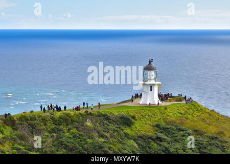 Cape Reinga Leuchtturm, Nordinsel, Neuseeland Stockfoto