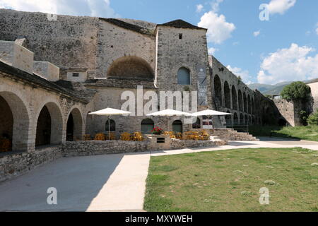 Den inneren Blick auf die mittelalterliche Festung in die Stadt von Ioannina, Griechenland. Stockfoto