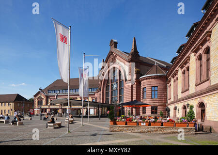 Hauptbahnhof, Osnabrück, Niedersachsen, Osnabrück, Deutschland, Europa ich Hauptbahnhof, Osnabrück, Niedersachsen, Osnabrück, Deutschland, Europa Stockfoto