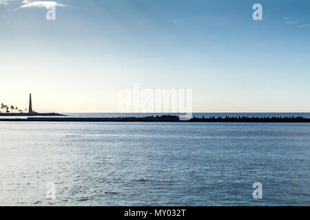 Blick auf den Leuchtturm von Santo Domingo Stockfoto