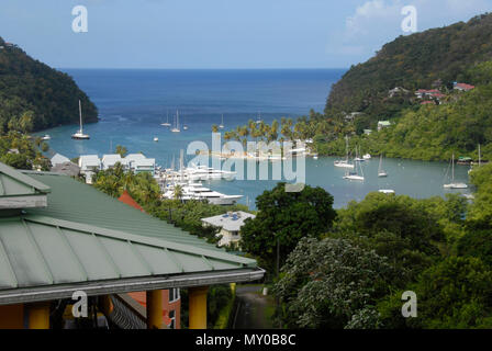 Marigot Bay, St. Lucia, Caribbean Stockfoto