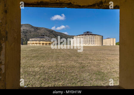 Außenansicht des Presidio Modelo, Modell Gefängnis, in den späten 1920er Jahren auf der Isla de la Juventud, Kuba gebaut Stockfoto