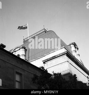 Parliament House, Brisbane, 14. Juli 1965. Auf der 100-Jahrfeier der Grundsteinlegung. Stockfoto