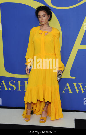 Brooklyn, NY, USA. 4. Juni 2018. Kehlani bei den CFDA Fashion Awards 2018 im Brooklyn Museum in New York City am 4. Juni 2018. Quelle: John Palmer/Medien Punch/Alamy leben Nachrichten Stockfoto