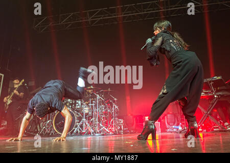 Glasgow, UK. 5 Jun, 2018. Kubanisch-amerikanischen Sänger und Songwriter Camila Cabello in Konzert in der O2 Academy Glasgow, Großbritannien 5th Juni 2018 Credit: Stuart Westwood/Alamy leben Nachrichten Stockfoto