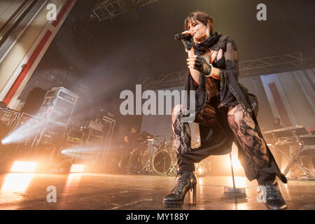 Glasgow, UK. 5 Jun, 2018. Kubanisch-amerikanischen Sänger und Songwriter Camila Cabello in Konzert in der O2 Academy Glasgow, Großbritannien 5th Juni 2018 Credit: Stuart Westwood/Alamy leben Nachrichten Stockfoto