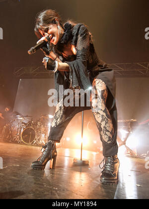 Glasgow, UK. 5 Jun, 2018. Kubanisch-amerikanischen Sänger und Songwriter Camila Cabello in Konzert in der O2 Academy Glasgow, Großbritannien 5th Juni 2018 Credit: Stuart Westwood/Alamy leben Nachrichten Stockfoto