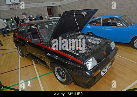 Vauxhall Chevette HSR Classic Rallye Auto an der Shetland Classic Car Show 2018 Stockfoto