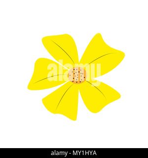 Tropic blumen Vektor. Hawaiian Hibiscus und exotischen aloha Pflanzen isoliert Abbildung. Eschscholzia californica Blume auf weißem Hintergrund Stock Vektor