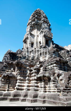 Angkor Kambodscha, Angkor Wat Tempel aus dem 12. Jahrhundert Stockfoto