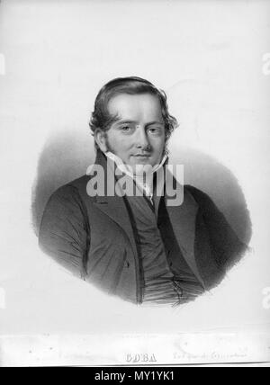 . Français: Porträt gravé. Datum unbekannt. non identifié 472 Samuel Gobat Stockfoto