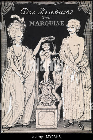 . К. А. Сомов. Книге маркизы Фронтиспис к''. 1907. Офорт, акварель. 1907. Konstantin Somov (1869 - 1939) Alternative Namen Englisch: Konstantin Andreyevich Somov Русский: Константин Андреевич Сомов Beschreibung russischen Bildhauer, Zeichner und Aquarellist und Maler Geburtsdatum / Tod am 30. November 1869 6 Mai 1939 Ort der Geburt / Todes Saint Petersburg Paris arbeiten Lage Italien (1890); Italien (1894), Großbritannien (1899), Dresden (1901); Berlin (1901); Paris (1905), St. Petersburg (1884-1923); Paris (1897 - 1899), New York (1923 - 1925); Vereinigte Staaten von Amerika (1923 - 1925 Stockfoto