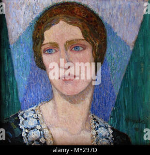 Vogeler Heinrich-Portrait von Johanna Schulze Stockfoto