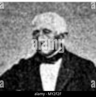 . Englisch: Oberst Marcin Tarnowski im Alter von 84 Jahr Polski: Pułkownik Marcin Tarnowski w Wieku 84 lat. 1862. Autor von m.Tarnowski, unbekannter Fotograf. 514 Marcin Tarnowski - popiersie Stockfoto