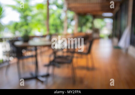 Blur abstrakt Hintergrund der Coffee Shop mit bokeh Bild. Zusammenfassung Hintergrund Stockfoto