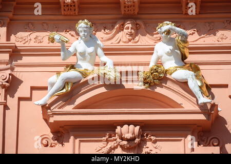 Rastatter Residenzschloss - Residenzschloss Rastatt - Deutschland Stockfoto