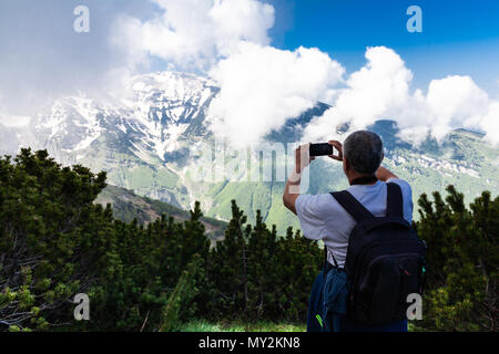 Trakking in National Park o Majella Abbruzzo Stockfoto