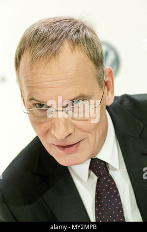 Wreschen, Polen, Eckhard Scholz, CEO von VW Nutzfahrzeuge Stockfoto