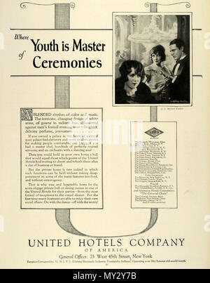. Englisch: United Hotels Unternehmen Ad. Datum unbekannt. Unbekannt 541 United Hotels Unternehmen Ad Stockfoto