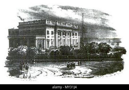 . Englisch: Vorontsovs Palace jetzt Odessa City Hall (Design von Francesco Boffo) in den 1840er Jahren. 1850. Unbekannt 554 Vorontsovs Palace jetzt Odessa Rathaus Stockfoto