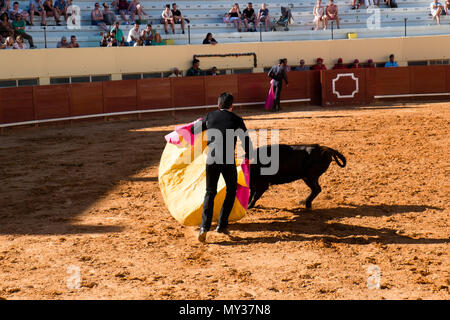 Corrida de Toiros Praça de Albufeira Portugal Stockfoto